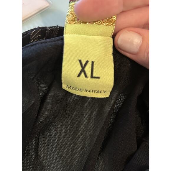 Vintage Y2K Save The Queen Zip Corset Mesh Avant Garde Corset Top - Size XL - Picture 8 of 8